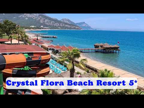 Видео: Обзор Crystal Flora Beach Resort 5* 🌴Бельдиби Кемер Турция