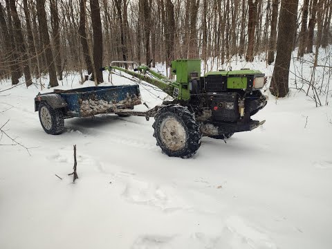 Видео: МОТОБЛОК КЕНТАВР ПОКАТУХА | ПЕРВЫЙ ВЫЕЗД ПО СНЕГУ