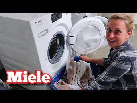 Видео: РАСПАКОВКА СТИРАЛЬНОЙ МАШИНКИ Miele/ПЕРВАЯ СТИРКА И УЖЕ УДИВИЛА!