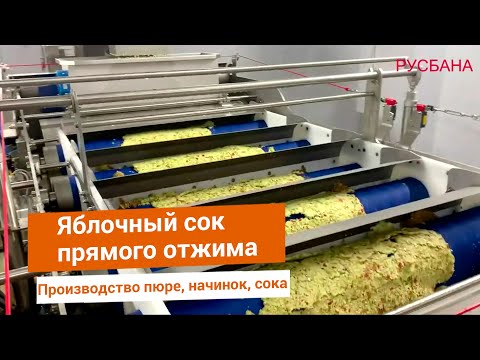 Видео: Линия для яблочного сока прямого отжима с высокой производительностью