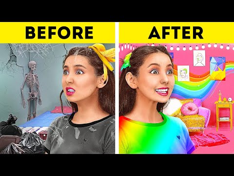 Видео: КТО СДЕЛАЛ ЛУЧШЕ? 🎨 Челлендж по Преображению Комнаты с Ограниченным Бюджетом!