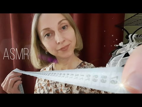 Видео: АСМР Ателье 🪡🧵 Снятие Мерок 📐🖊️ Корректирую Выкройку на Вас 🙌 ASMR Taylor 🧵🪡 Measuring 📐