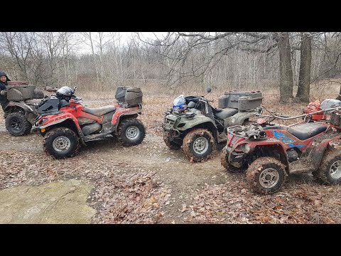 Видео: Крещение грязью, ATV Kharkiv (Linhai Z180)