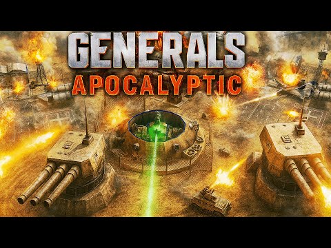 Видео: USA Aurora Nuke против 7 USA Super - Command & Conquer Generals Apocalyptic