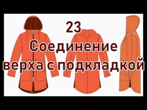 Видео: 23 соединение верха с подкладкой