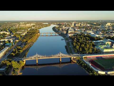 Видео: Тверь, 9 сентября 2022 года. Простая, но красивая с высоты.