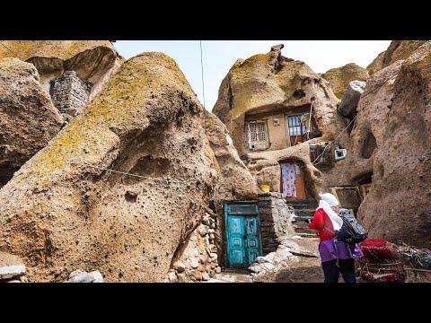 Видео: Странная турецкая деревня в Иране: КАНДОВАН 🇮🇷 ~ 89