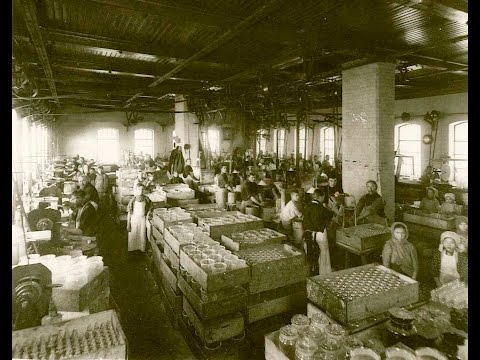 Видео: Стекольный завод общества стеклянного производства И. Е. Ритингом «Дружная Горка»/Glassworks factory