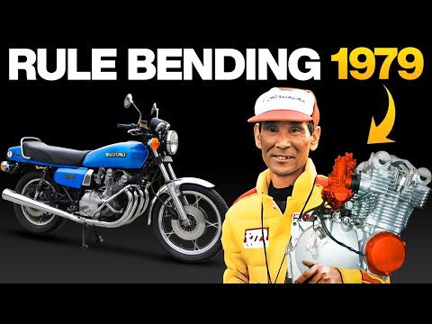 Видео: Шокирующая правда о рядном четырёхцилиндровом двигателе Suzuki GS1000 от Pops Yoshimura