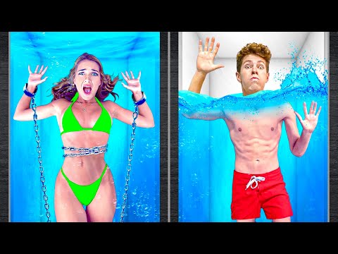 Видео: Сбегай из водной камеры и выиграй $10,000!