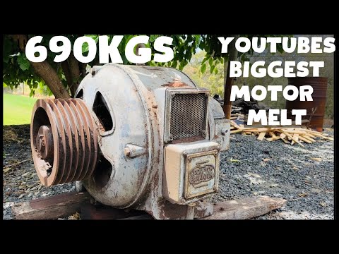 Видео: Крупнейшая поломка двигателя на YouTube: 689 кг — утилизация на свалке —двигатель 75-летней давности
