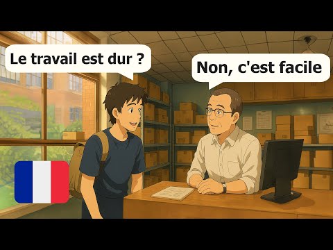 Видео: 10 простых диалогов на французском языке для начинающих | Собеседования при приеме на работу (A1-A2)