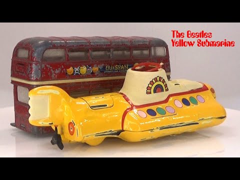 Видео: Желтая подводная лодка Реставрация The Beatles № 803 и лондонский автобус № 468. Литые модели.