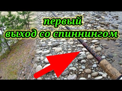 Видео: Первый выход со спиннингом🦈. Рыбалка на реке Бия.