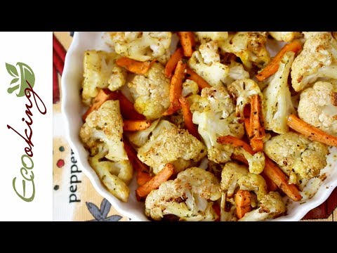 Видео: Запеченная цветная капуста - очень вкусно, просто, полезно;) / ПП рецепт