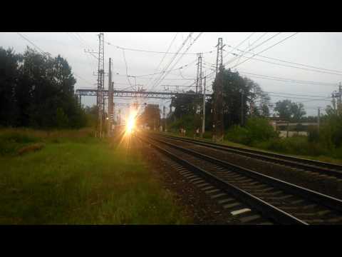 Видео: Паровоз П36-0120 на ст.Бронницы. 29.07.17. Вечер.