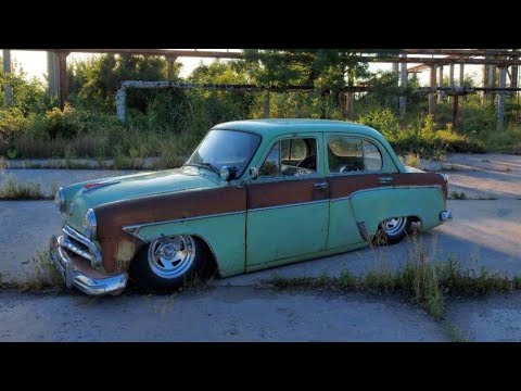 Видео: Старенький Москвич 407 на пневматике и с новым сердцем