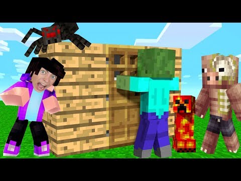 Видео: ПОСТРОЙ ЧТОБЫ ВЫЖИТЬ В МАЙНКРАФТ ДОМ ПРОТИВ МОНСТРОВ КТО ЛУЧШЕ MINECRAFT BUILD TO SURVIVAL