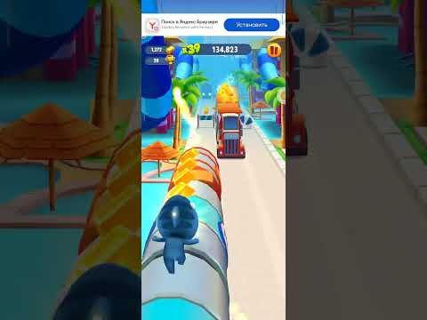 Видео: Говорящий Том бег за золотом часть 1# мультфильм игра 