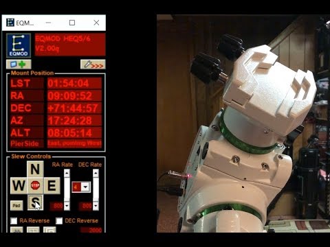 Видео: Настройка Sky-Watcher EQ6-R Pro с EQMOD ASCOM
