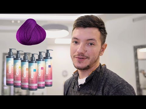 Видео: Технология окрашивания красителем прямого действия Color Flames от ТМ С:ЕНКО | Мастер-класс
