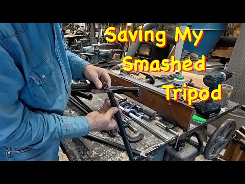 Видео: Я сломал штатив, передвигая пни. Как я это исправил | Engels Coach Shop