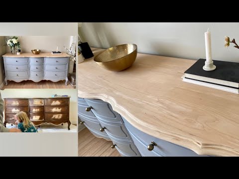 Видео: Преображение комода с помощью моего одношагового рецепта покраски — Madeleine Olivia Дизайн в дер...