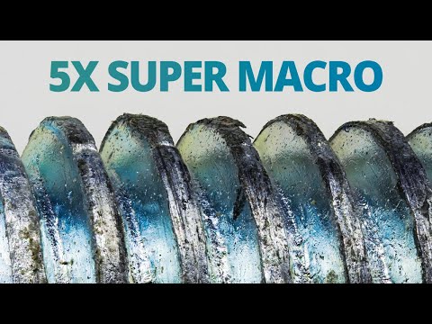 Видео: Изучение объектов в режиме СУПЕР МАКРО с помощью объектива Laowa 25mm f/2.8 2.5-5X Ultra Macro.