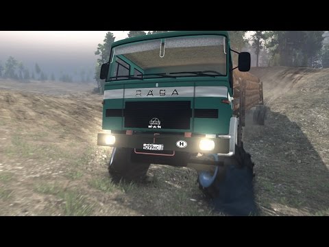 Видео: SpinTires обзор мода ( RABA-MAN ) Доработка! Полеты