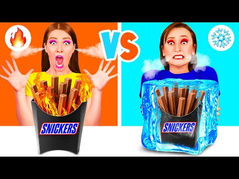 Видео: Холодная или Горячая Еда Челлендж | Смешные Моменты от TeenChallenge