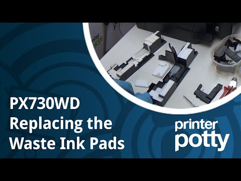 Видео: Замена прокладок для сбора отработанной краски: серии PX/TX/Artisan 700 - 800