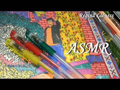 Видео: ASMR. ГАРРИ ПОТТЕР. Волшебная раскраска антистресс. Работа 1=^.^=