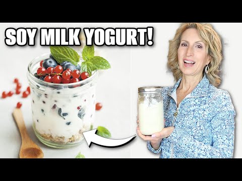 Видео: Простой веганский йогурт из соевого молока — без оборудования!