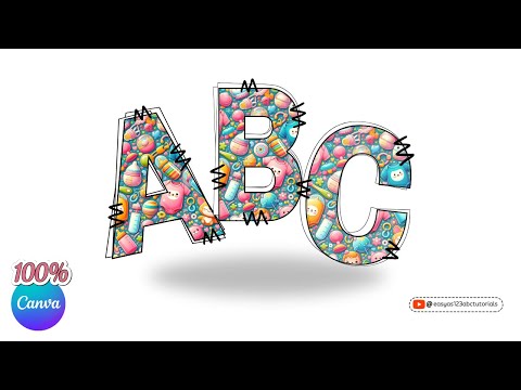 Видео: Как создать Doodle-буквы в CANVA: пошаговое руководство. Дополнительное программное обеспечение н...