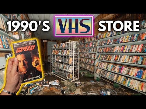 Видео: Исследуем заброшенный магазин видеокассет VHS 1990-х годов — там остались тысячи ФИЛЬМОВ!!