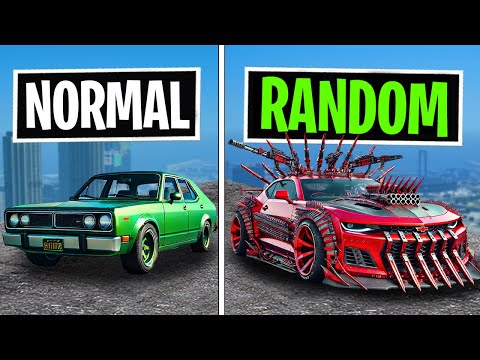 Видео: каждый раз, когда я РАЗБИВАЮСЬ, моя машина становится СЛУЧАЙНОЙ... GTA