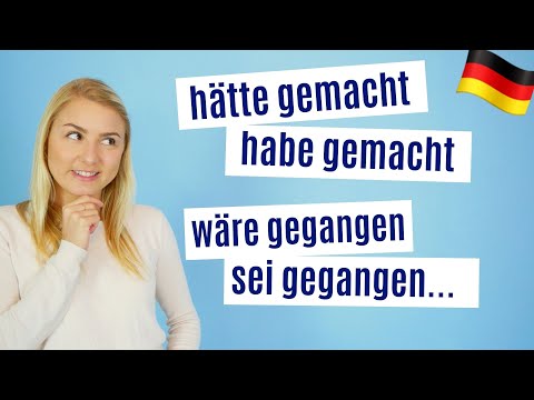 Видео: Изучение немецкой грамматики: сослагательное наклонение I после │B2-C2