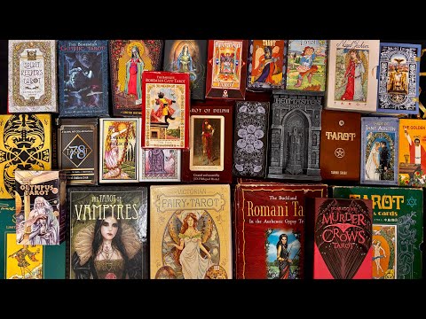 Видео: 25 колод Таро, которые я буду спасать при пожаре 😱🤪🔥🔥🔥🔥🙀😱 Самые ценные экземпляры в моей коллекции.
