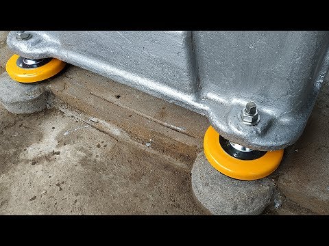 Видео: Как установить виброопоры на токарный станок.