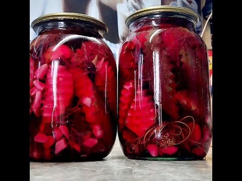 Видео: Обалденно ВКУСНЫЕ ОГУРЦЫ 🥒 Разлетаются за Секунду ❗❗❗ Хрустящие маринованные ОГУРЦЫ со СВЁКЛОЙ 📌💯