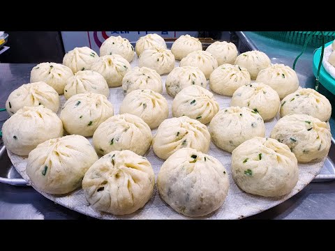 Видео: Рай уличной еды Кореи! 40-летний мастер пельменей, гигантский яичный кимбап, бабушкин сунде