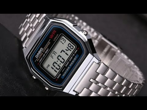 Видео: 25.Самые популярные часы Casio! Casio A159WA! Обзор и настройка!