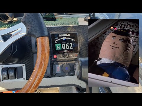 Видео: Хлопок эмоций от автопилота в катере!