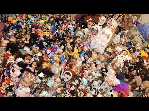 Видео: все Куклы тёти Алёны часть√3, второй шкаф, самые густонаселённых полки