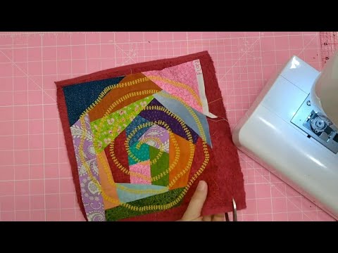 Видео: Всё пошло не так! Крейзи пэчворк из остатков.