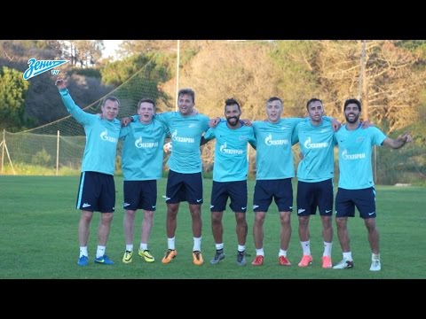 Видео: Первая тренировка Кокорина и Жиркова в составе «Зенита»