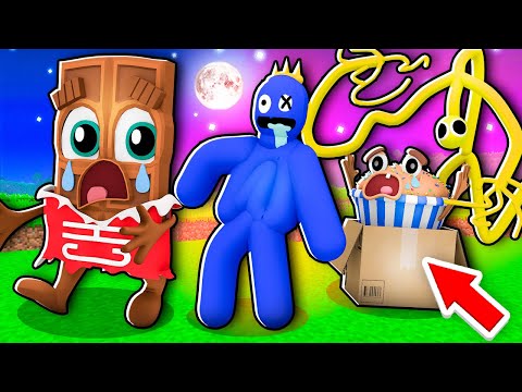 Видео: 😱 РАДУЖНЫЕ ДРУЗЬЯ в ROBLOX ! Шоколадка ЧОКО НУБ и ПРО