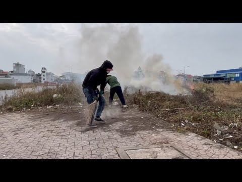 Видео: Шок! Два дня уборки сделали тротуар чистым и просторным для всех.