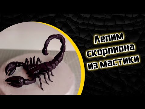 Видео: Скорпион из мастики