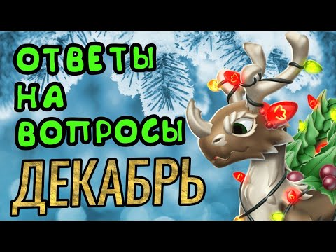 Видео: ОТВЕТЫ НА ВОПРОСЫ - ДЕКАБРЬ